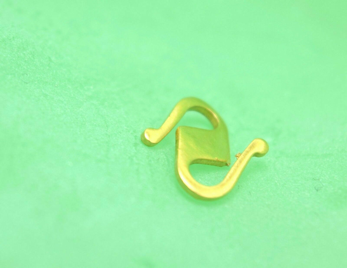 Gold Hook Clasps, Small Hook Charms, Hook Closure, Gold Clasp, Necklace  Hooks, Bracelet Hooks, Jewelry Clasp, 22k Matte Gold Plated 15pc -   Israel