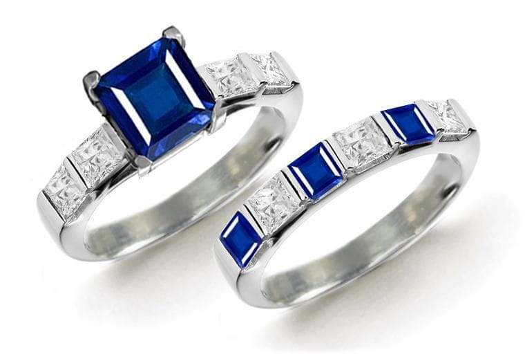 Celebrity gemstone wedding bands