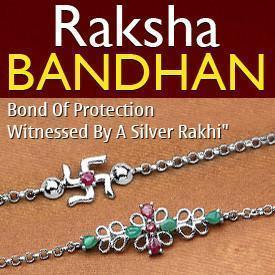 Perfect Sliver Rakhi for our Perfect brothers