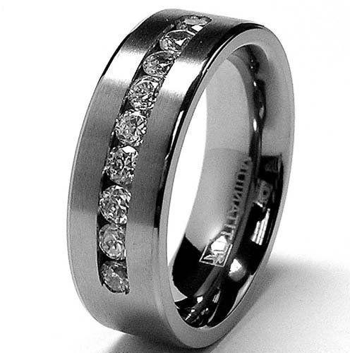 Tungsten bands stylish designs for men