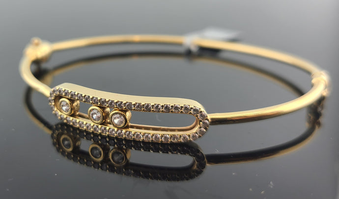  Diamond Zircon Snake Bracelets Gold Open Bangle Cuff