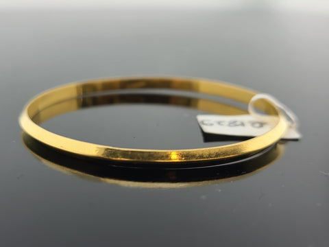 22K Gold kids ring chain bracelet set