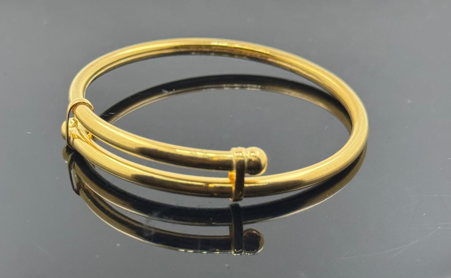 22k Simple Children Adjustable bangle BB15