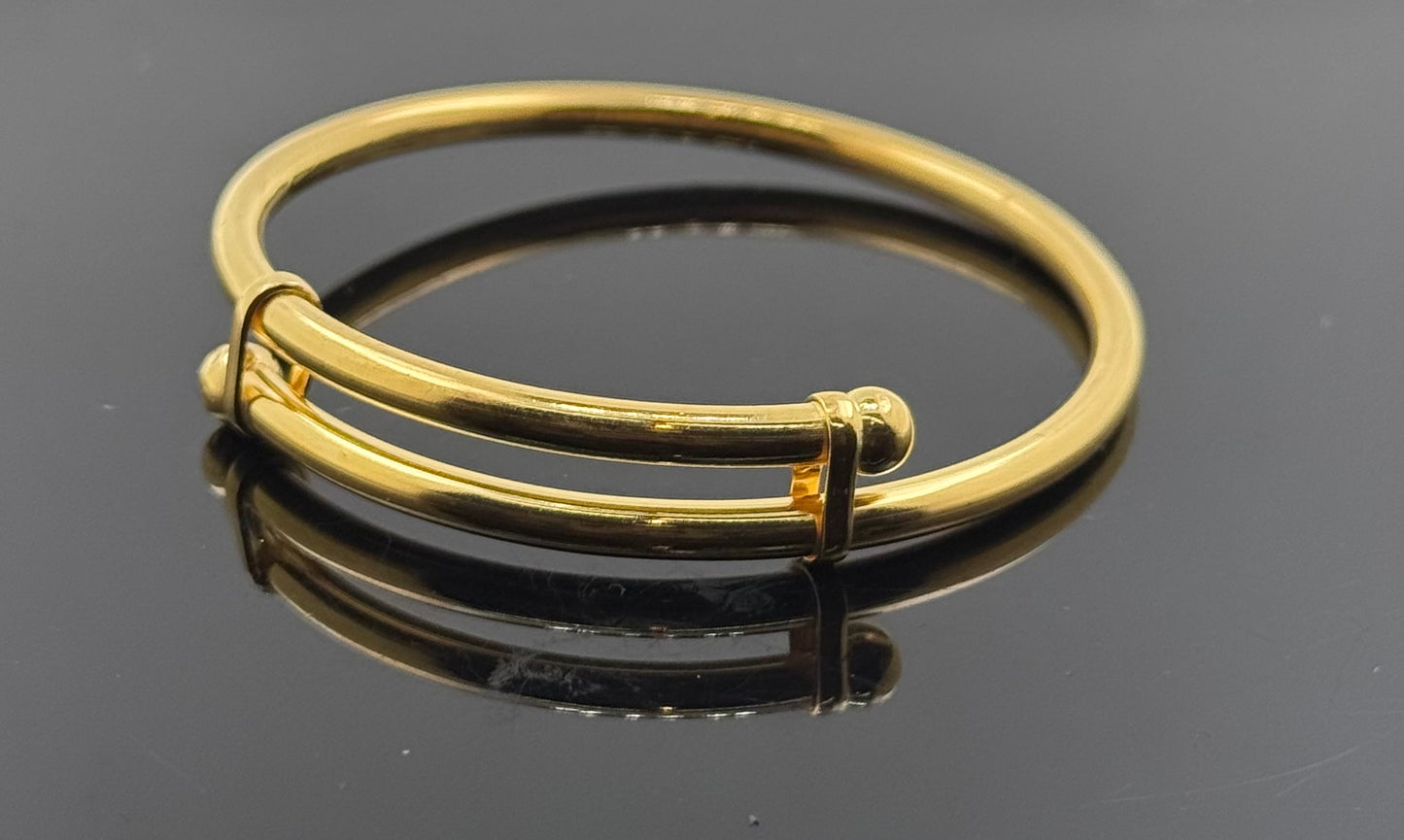 22k Simple Children Adjustable bangle BB16