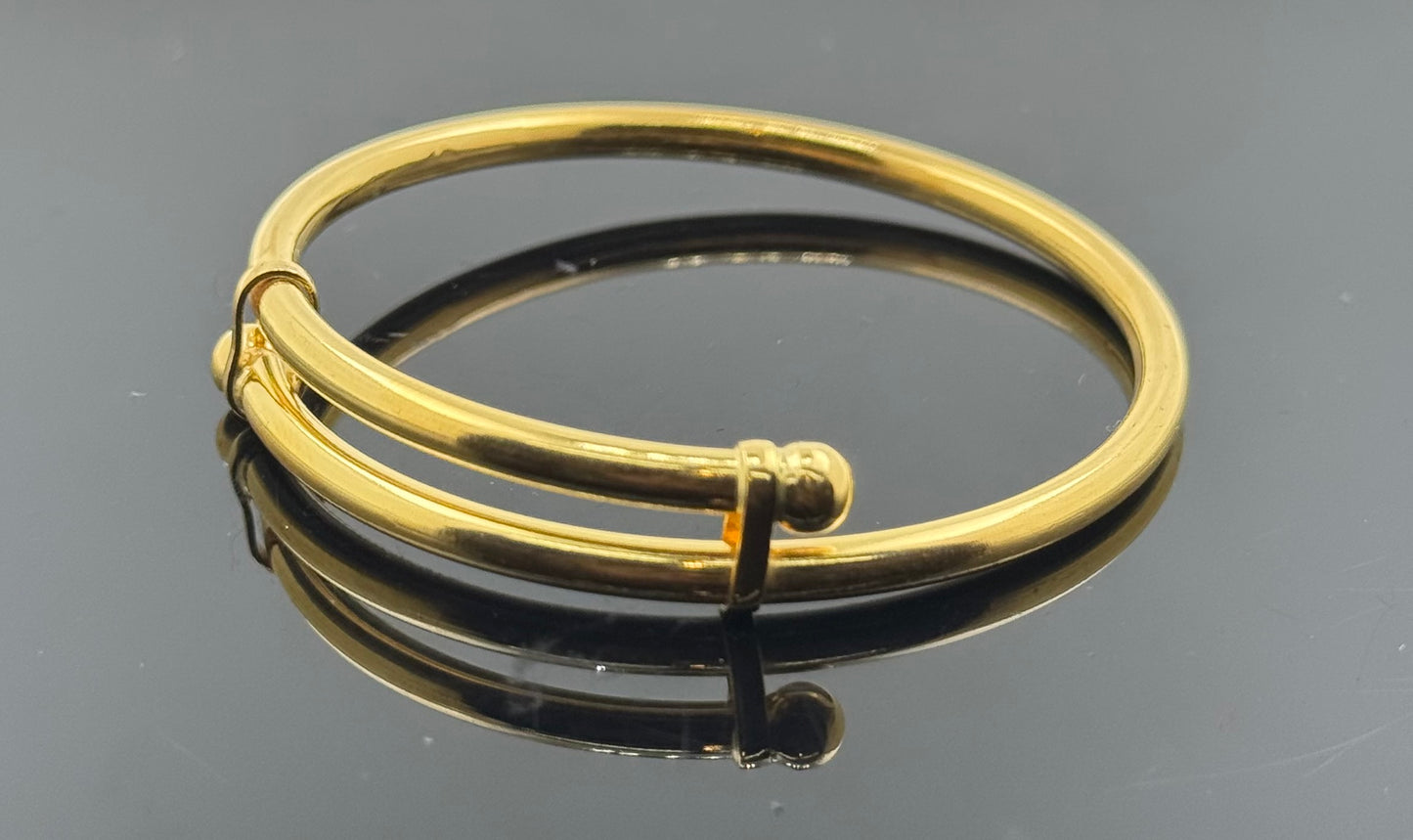 22k Simple Children Adjustable bangle BB17