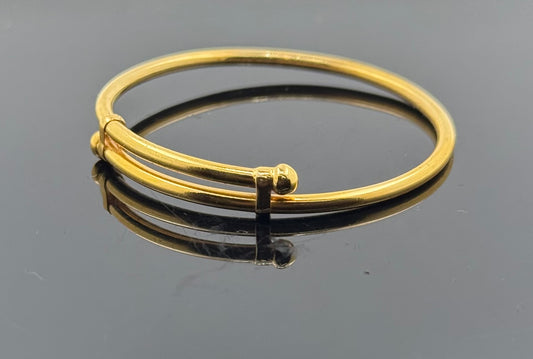 22k Simple Children Adjustable bangle BB5