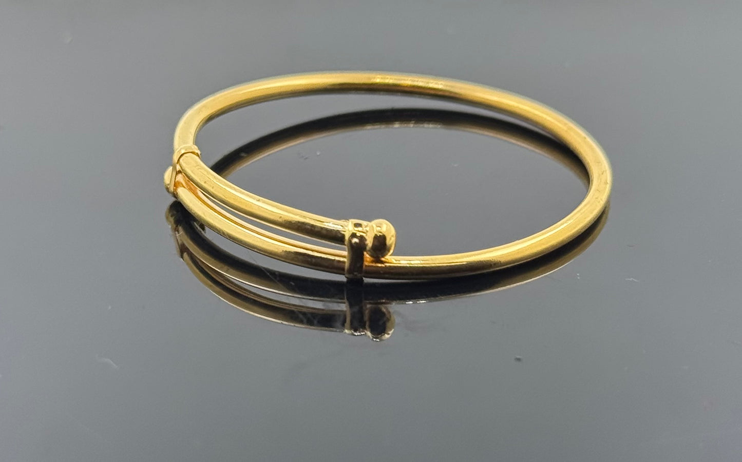 22k Simple Children Adjustable bangle BB6