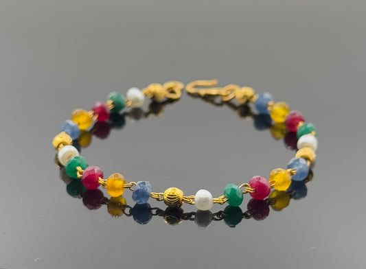 22k Children Color Bead Bracelet BBB19