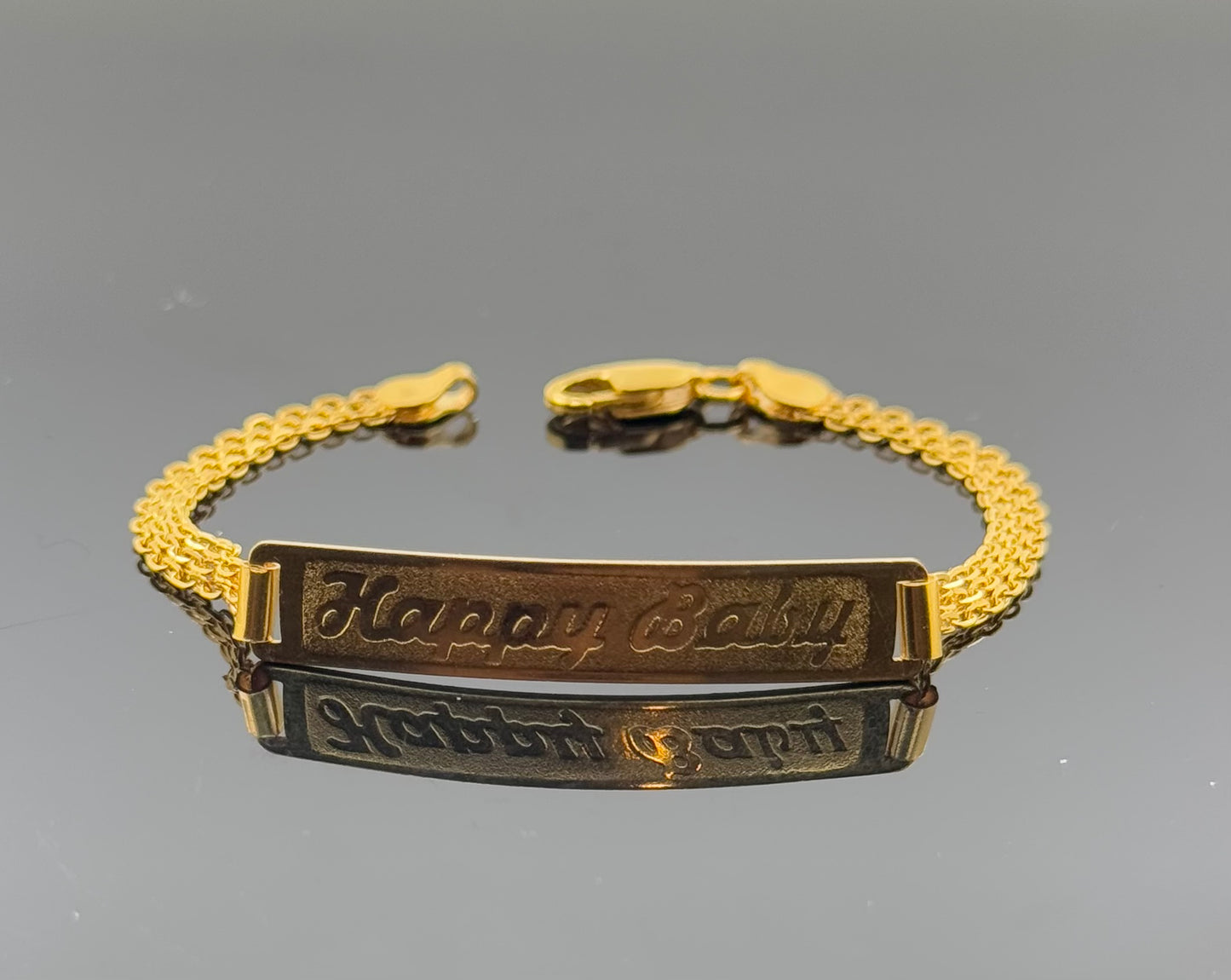 22k Children happy Birthday Bracelet BBB8