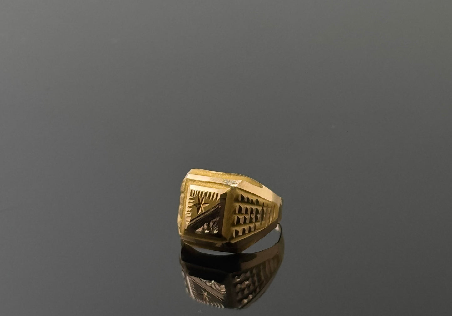 22k Simple Geometric Children Ring BBR20