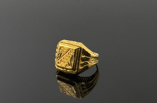 22k Simple Geometric Children Ring BBR22