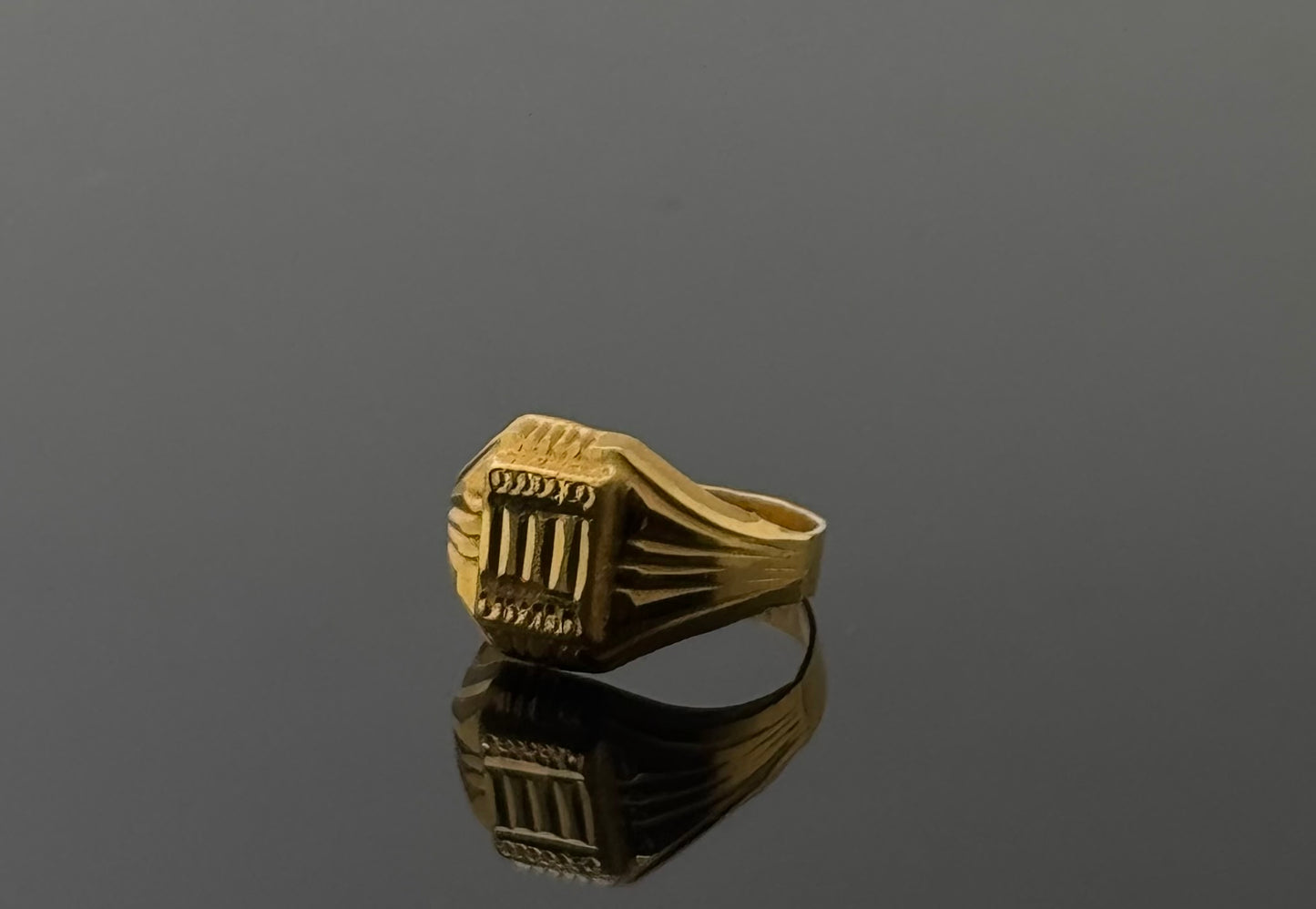 22k Simple Geometric Children Ring BBR25