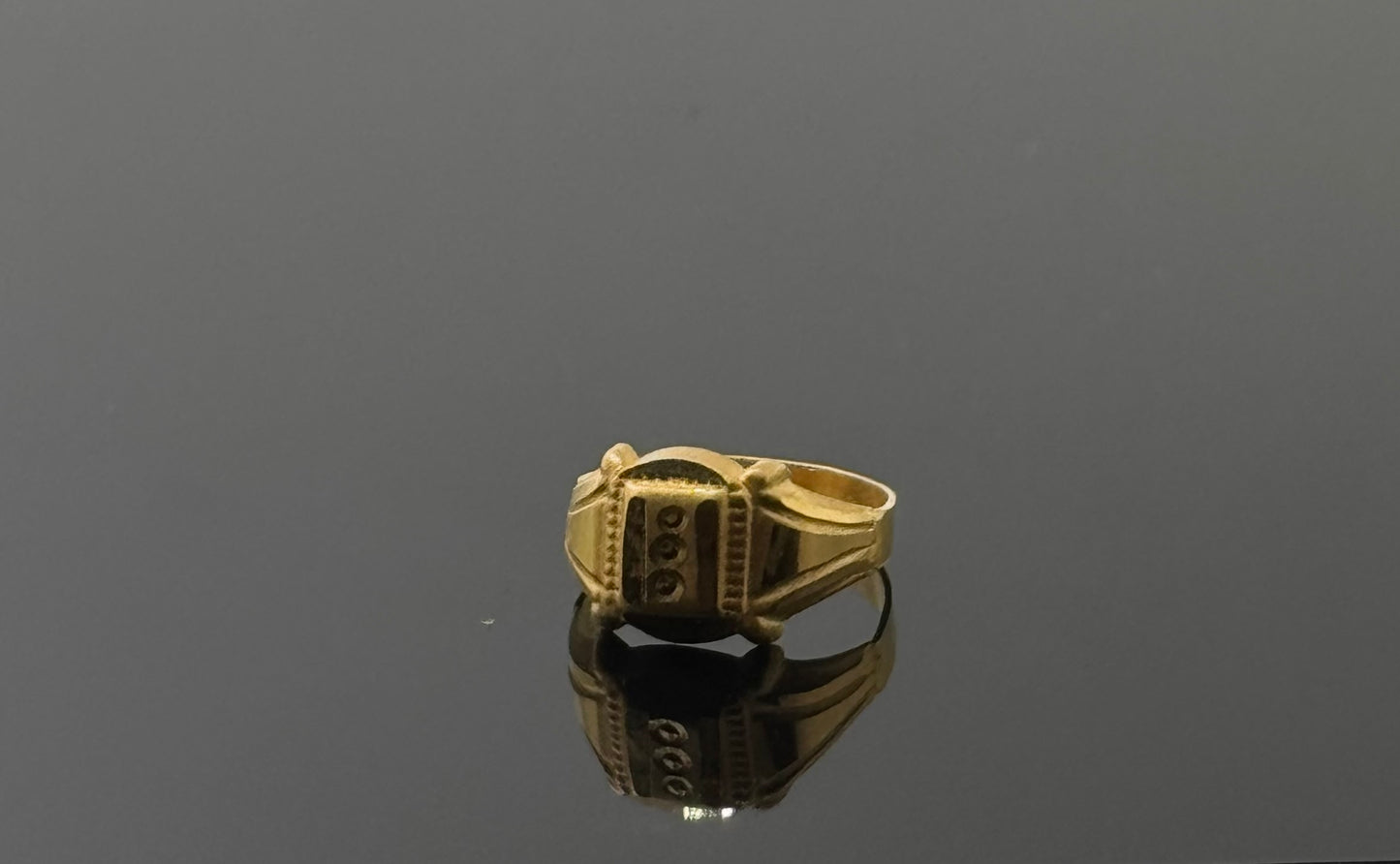 22k Simple Geometric Children Ring BBR34