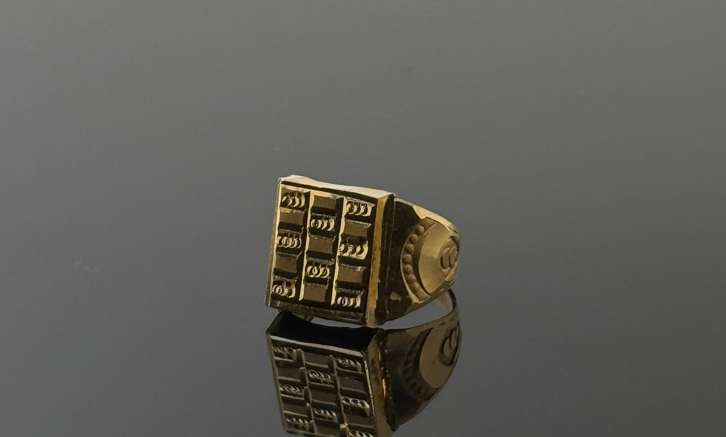 22k Simple Geometric Children Ring BBR35