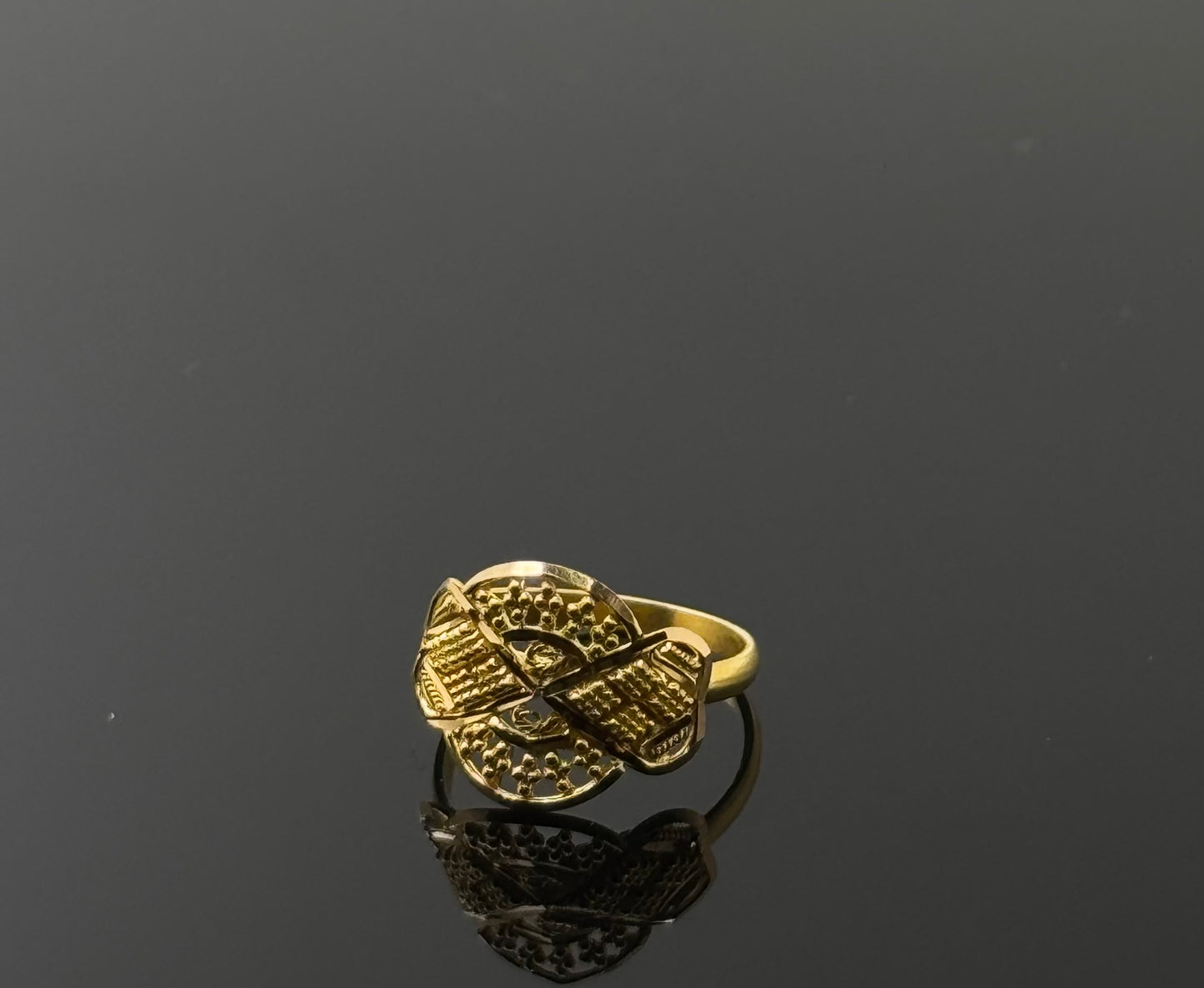 22k Simple Floral Children Ring BBR36