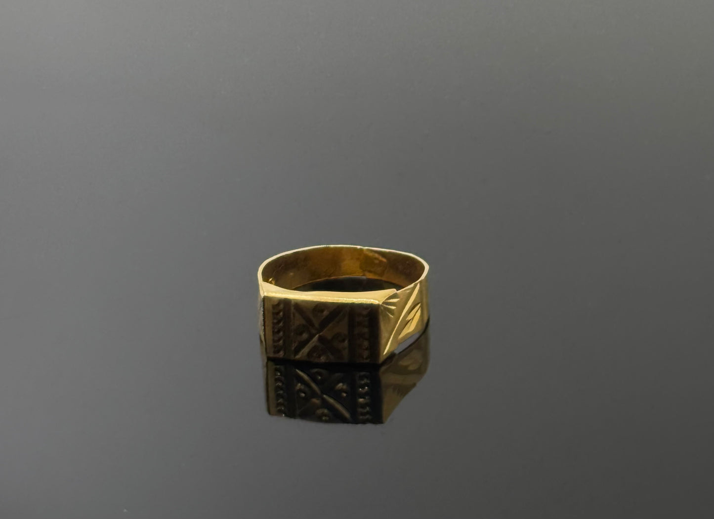 22k Simple Geometric Children Ring BBR48