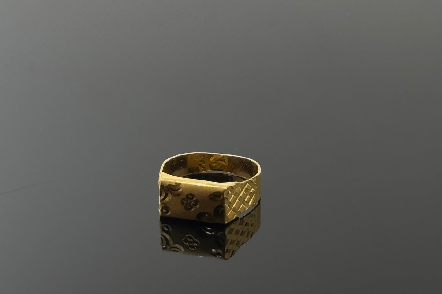 22k Simple Geometric Children Ring BBR51