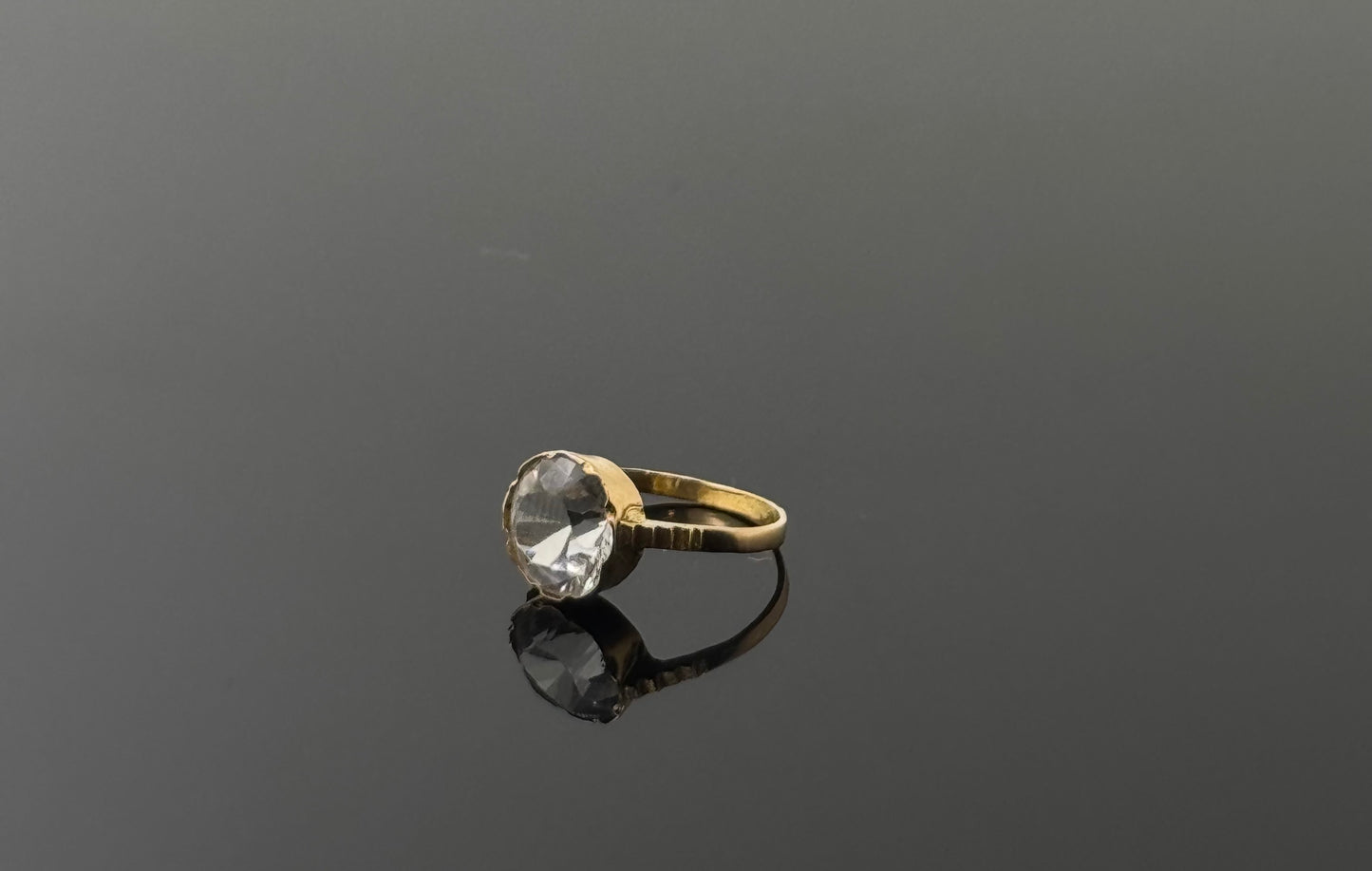 18k Simple Children Ring with Stones BBR68