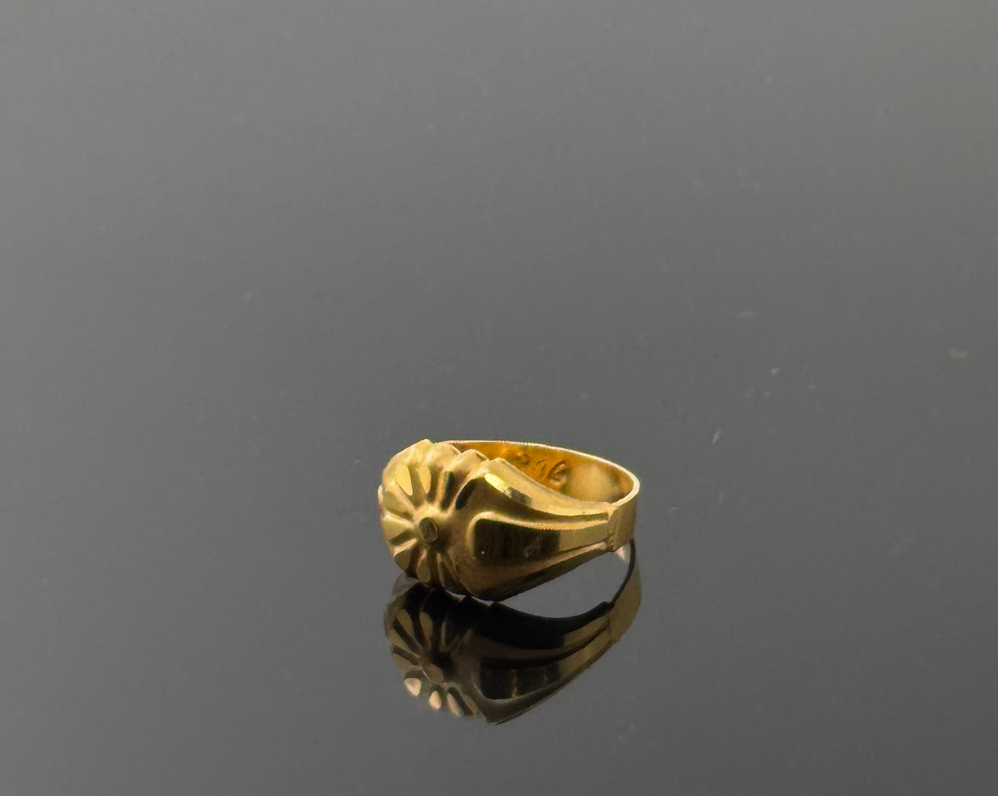 22k Simple Geometric Children Ring  BBR8