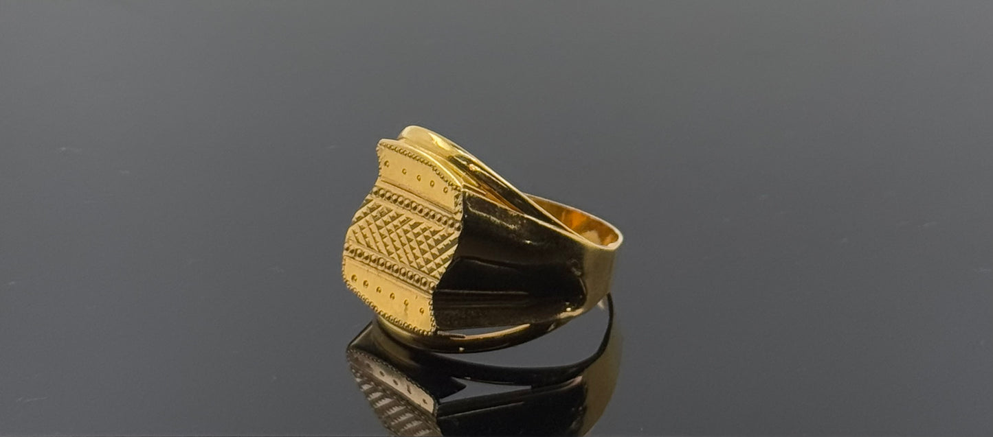 22k Elegant Men Designer Ring gr1293