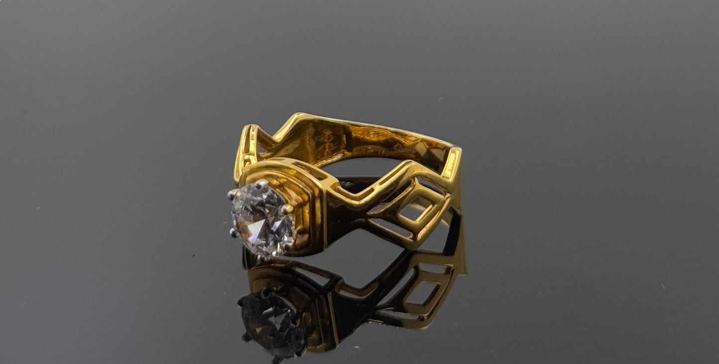 22k Elegant Men Designer Ring with Stones gr1417