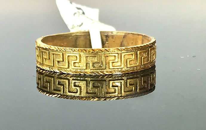 22k Ring Solid Gold ELEGANT Ladies Designer Band SIZE 10.5 