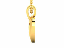 22k Pendant Solid Yellow Gold Ladies Jewelry Elegant Bunny Shape Design CCGP3 - Royal Dubai Jewellers