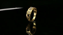 22k Ring Solid Gold ELEGANT Charm Men Band SIZE 10.25 "RESIZABLE" r2589mon - Royal Dubai Jewellers