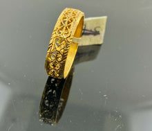 22k Ring Solid Gold ELEGANT Charm Ladies Band SIZE 11.25 "RESIZABLE" r2572mon - Royal Dubai Jewellers