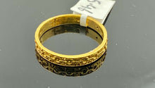 22k Ring Solid Gold ELEGANT Charm Ladies Band SIZE 9.5 "RESIZABLE" r2929mon - Royal Dubai Jewellers