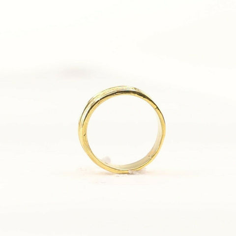 22k Ring Solid Gold ELEGANT Charm Ladies Channel Band SIZE7.25 "RESIZABLE" r2148 - Royal Dubai Jewellers