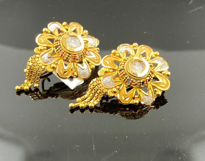 Hasna Gold Earrings Online Jewellery Shopping India | Yellow Gold 22K |  Candere by Kalyan Jewellers