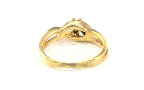 22k Ring Solid Gold ELEGANT Charm Ladies Twist Band SIZE 5.50 "RESIZABLE" r2443 - Royal Dubai Jewellers