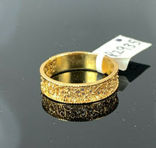 22k Ring Solid Gold ELEGANT Charm Ladies Band SIZE 8 "RESIZABLE" r2935mon - Royal Dubai Jewellers