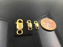 22k Solid Gold 916 CHAIN LOBSTER LOCK FINDINGS CLASP - Royal Dubai Jewellers