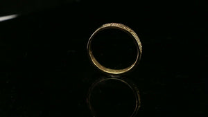 22k Ring Solid Gold ELEGANT Charm Ladies Band SIZE 9.5 "RESIZABLE" r2929mon - Royal Dubai Jewellers