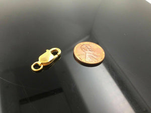 22k Solid Gold 916 CHAIN LOBSTER LOCK FINDINGS CLASP - Royal Dubai Jewellers