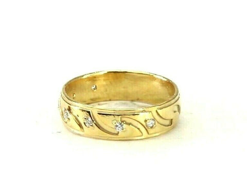 22k Ring Solid Gold ELEGANT Charm Ladies Band SIZE 7.5 "RESIZABLE" r2937mon - Royal Dubai Jewellers