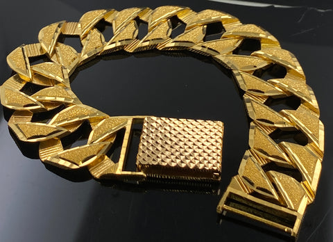 22k Solid Gold Bracelet Men Jewelry, 22kt Yellow Gold Bracelet, Unique  Stylish Design, BRACELET for MEN BOY, - Etsy New Zealand
