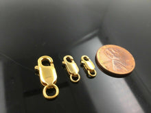 22k Solid Gold 916 CHAIN LOBSTER LOCK FINDINGS CLASP - Royal Dubai Jewellers