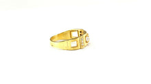 22k Ring Solid Gold ELEGANT Charm Men Band SIZE 10.25 "RESIZABLE" r2589mon - Royal Dubai Jewellers