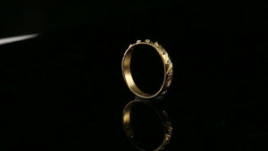 22k Ring Solid Gold ELEGANT Charm Ladies Band SIZE 7.5 "RESIZABLE" r2563mon - Royal Dubai Jewellers