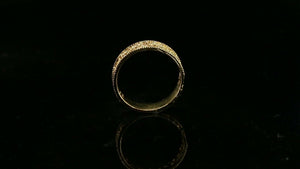 22k Ring Solid Gold ELEGANT Charm Ladies Band SIZE 8 "RESIZABLE" r2935mon - Royal Dubai Jewellers