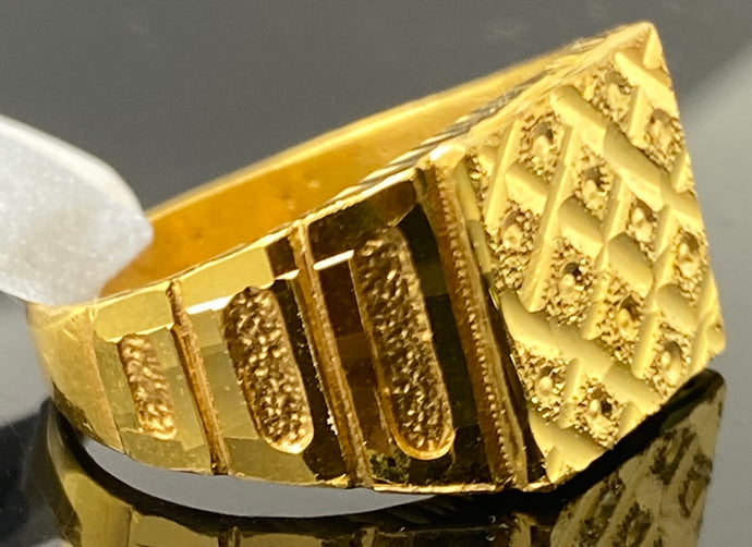 Retailer of New fancy design gold ring for men | Jewelxy - 236327