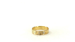 22k Ring Solid Gold ELEGANT Charm Ladies Band SIZE 7.5 "RESIZABLE" r2932mon - Royal Dubai Jewellers