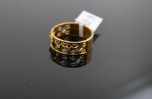 22k Ring Solid Gold ELEGANT Charm Ladies Band SIZE 7.5 "RESIZABLE" r2926mon - Royal Dubai Jewellers