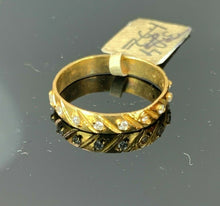 22k Ring Solid Gold ELEGANT Charm Ladies Band SIZE 7.5 "RESIZABLE" r2563mon - Royal Dubai Jewellers