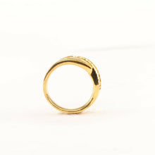 22k Ring Solid Gold ELEGANT Charm Ladies Ring SIZE 5-3/4 "RESIZABLE" r2180 - Royal Dubai Jewellers