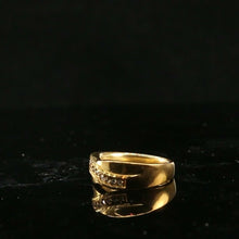 22k Ring Solid Gold ELEGANT Charm Ladies Ring SIZE 5-3/4 "RESIZABLE" r2180 - Royal Dubai Jewellers