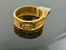 22k Ring Solid Gold ELEGANT Charm Ladies Band SIZE 11.5 "RESIZABLE" r2573mon - Royal Dubai Jewellers